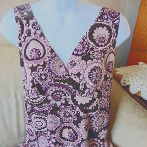 Inc. Purple Sparkly Sleeveless Blouse Sz M NWT